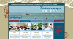 Desktop Screenshot of ferienwohnungen-jochims.info